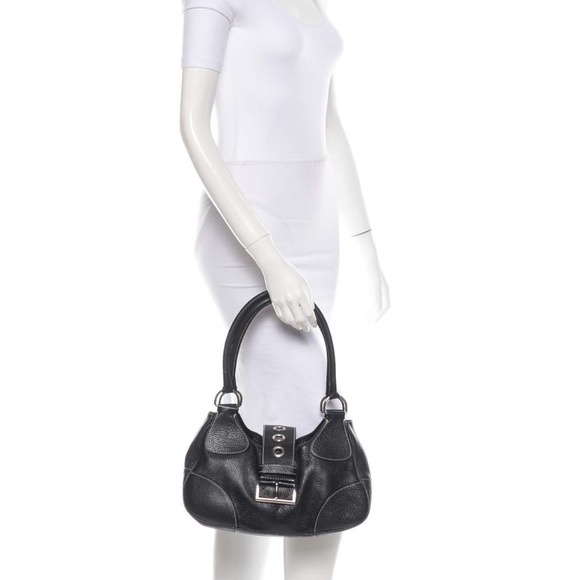 Vintage Prada Leather Moon Bag Black - Picture 14 of 14